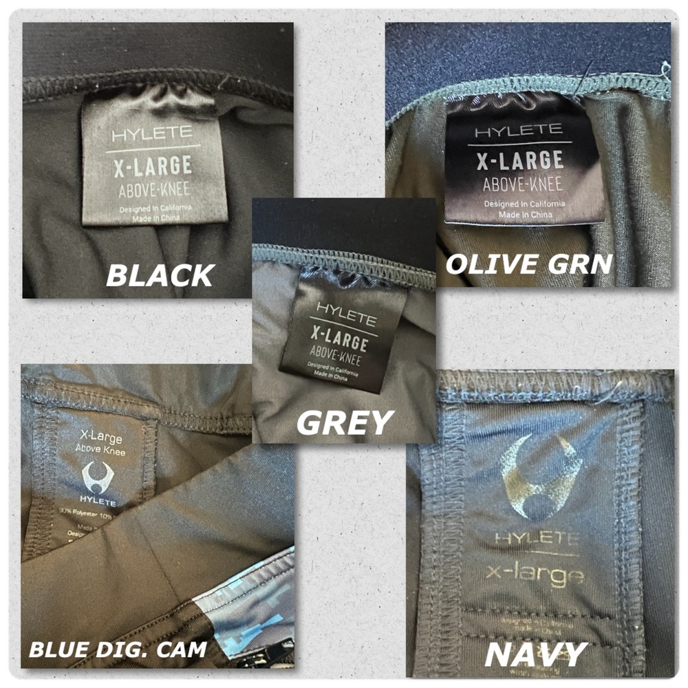 Set of 5 XL HYLETE workout shorts above knee & reg will take individual offers - Picture 2 of 4